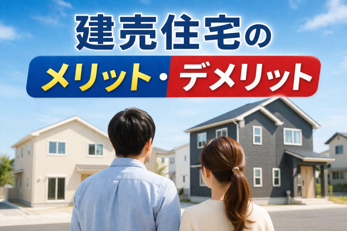 建売住宅のメリットとは？デメリット・注意点・相場・品質まで徹底解説